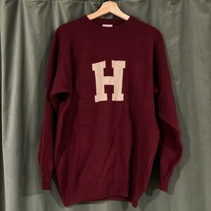 The COOP Vintage Style Harvard H Wool Sweater